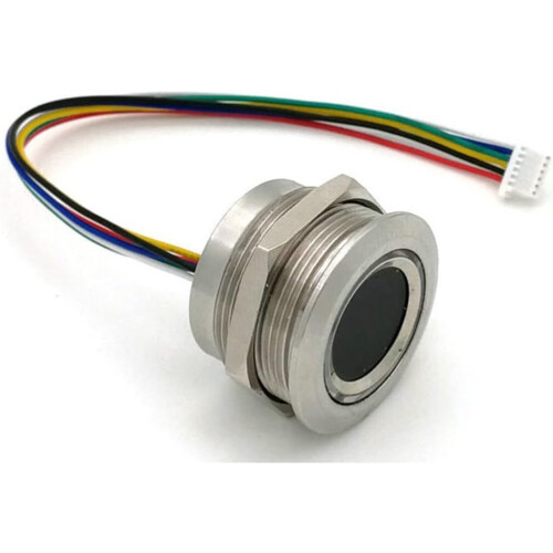 R503 round RGB ring indicator LED control DC3.3V MX1.06Pin capacitive fingerprint module sensor scanner, 19 mm Ref: 3964 1