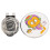 Golf Hut Clip Cartoon Tier Muster Nette Golf Kappe 1