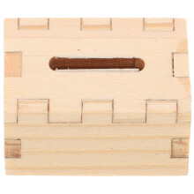5Stk Mini Holz Taschentuchbox Mit Deckel Für 1:12 Puppenhaus Deko