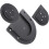 Professional dartboard wall mounting, dartboard wall bracket, dartboard mounting bracket with hardware black Ref: 9337 3
