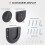 Professional dartboard wall mounting, dartboard wall bracket, dartboard mounting bracket with hardware black Ref: 9337 4