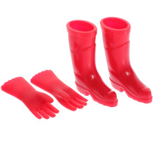 5 Sets Mini Regenschuhe Und Für Puppenhaus Deko