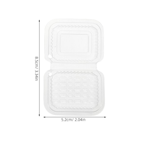 20Stk Mini Lebensmittelbox Transparent Für Essstäbchen Kinder 1