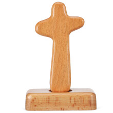 4Pcs Wooden Cross Decor For Home – Handcrafted Wood Craft