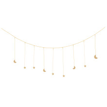 Stars Moon Hanging Ornament Wall Decoration For Living Room
