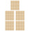 250 Sheets B5 Retro Lined Kraft Paper For Writing Handwriting 8