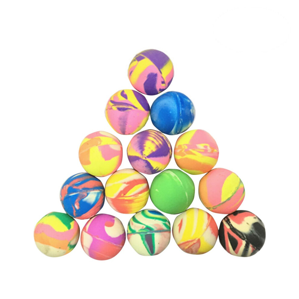 75 Pcs 25Mm Rubber Bouncy Balls For Kids Mixed Color Toy Aboofan