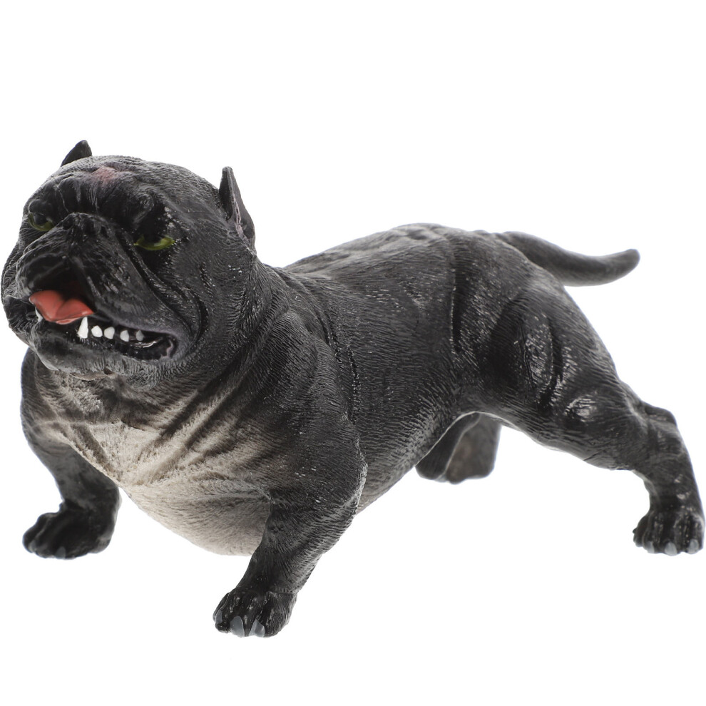 Photos - Action Figures / Transformers Plastic Bulldog Desktop Decor Animal Model Toy