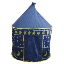 Baby Yurt Tent Foldable Playhouse With Moon Star Pattern For Kids