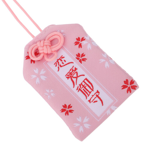 3 Unidades Japonês Amuleto Bênção Do Rosa
