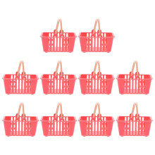 20 Pcs Mini Tote Baskets For Doll House And Kids Play