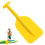 Kids' kayak paddle with telescopic function  Nonslip grip, yellow 1