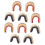 Copper Alloy Bow String Nocking Points 10 Pcs Adjustable Buckle Clips Durable String Positioners Hunting & Shooting 1