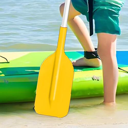 Kids' kayak paddle with telescopic function  Nonslip grip, yellow 1