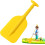 Kids' kayak paddle with telescopic function  Nonslip grip, yellow 5