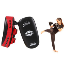 Box Pratzen (Focus Mitts)  Leder Boxing Pads Boxen Ausrstungen Blackred