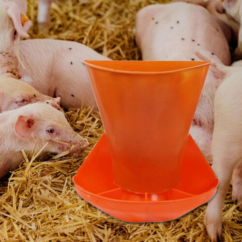 Pig feeding trough, spacesaving, for the farm, easytoclean pig feeder Ref: 1711 2