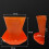 Pig feeding trough, spacesaving, for the farm, easytoclean pig feeder Ref: 1711 2