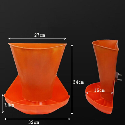 Pig feeding trough, spacesaving, for the farm, easytoclean pig feeder Ref: 1711 1