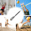 Volleyball coach – equipment for skill development, sports system  solo drilling tool, jump aid, dopingprecision trainer, practice set E type 3