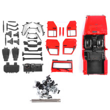 Fun Assembly RC Body Shell Highly Simulation Open Car Body ABS Plastic Kit with Sturdy Interior Detail Compatible with SCX10 90046 1/10 Scale Models
