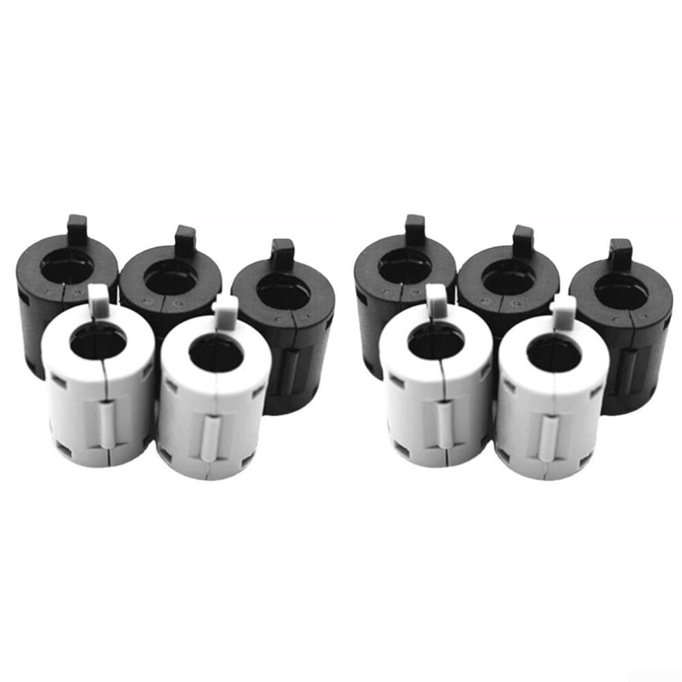 Noise Reduction Ferrite Rings 10 Pack For Usb And Mouse Cables Snug Fit Gray 9001264270315