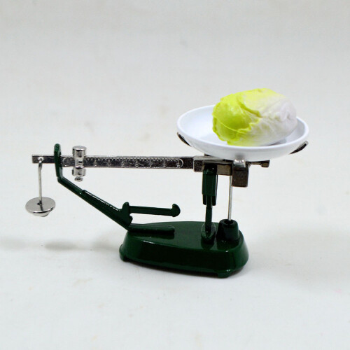 Miniatura De Balança Equilibrada Metal Casa Retro 1