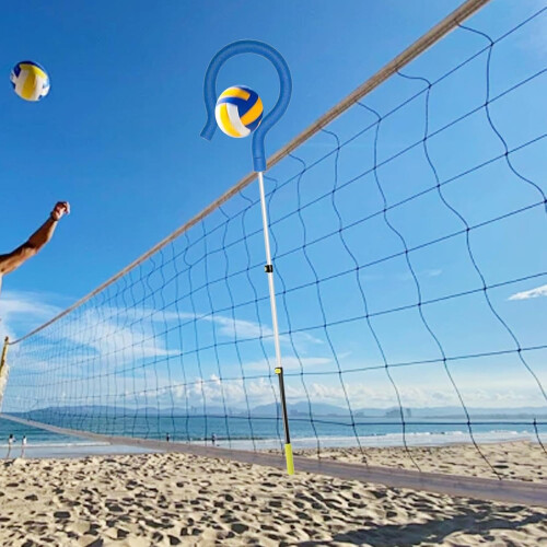 Adjustable Volleyball Practice Tool with Question Mark Hook for Serve and Jump Training Ref: 5465 1