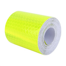 Reflective Tape For Vehicles, Wide-Angle Reflection Conspicuity Tape For Enhanced Visibility, Self-Adhesive Fluorescent Yellow