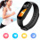Αδιάβροχο Fitness Tracker, Υλικό κοιλιακών από σιλικόνη υψηλής ποιότητας που 6