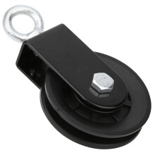 Polia de cabo para equipamentos de ginástica, roda de tração com rotação de 360 graus, rolamentos de carga robustos, sistema de polia silencioso