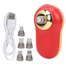Apparecchio per la pulizia profonda del viso, aspiratore portatile per punti neri con ricarica USB, impugnatura ergonomica e testina di aspirazione