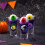 Αυτοκόλλητα Halloween για παιδιά, Αυτοκόλλητα σφράγισης Halloween, στρογγυλό ρολό 4