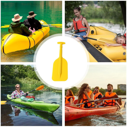 Telescopic Paddle   NonSlip Grip For Students Yellow 2
