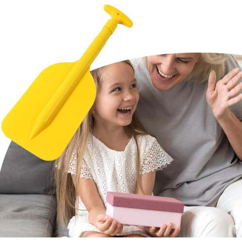 Telescopic Paddle   NonSlip Grip For Students Yellow 1