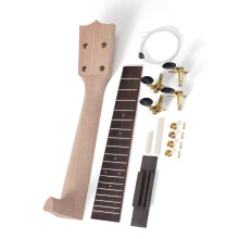 1 Set Ukulele Neck Fingerboard Wooden Ukulele Fingerboard and Neck Ukulele Fingerboard Neck Musical Instruments Set Set Set