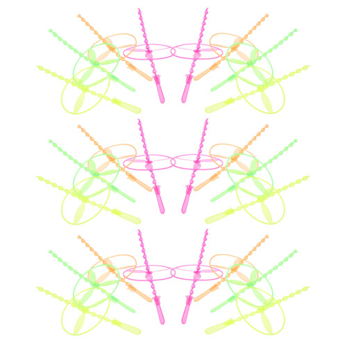 2Pcs 40Pcs Bamboo Dragonfly Rotating Toy