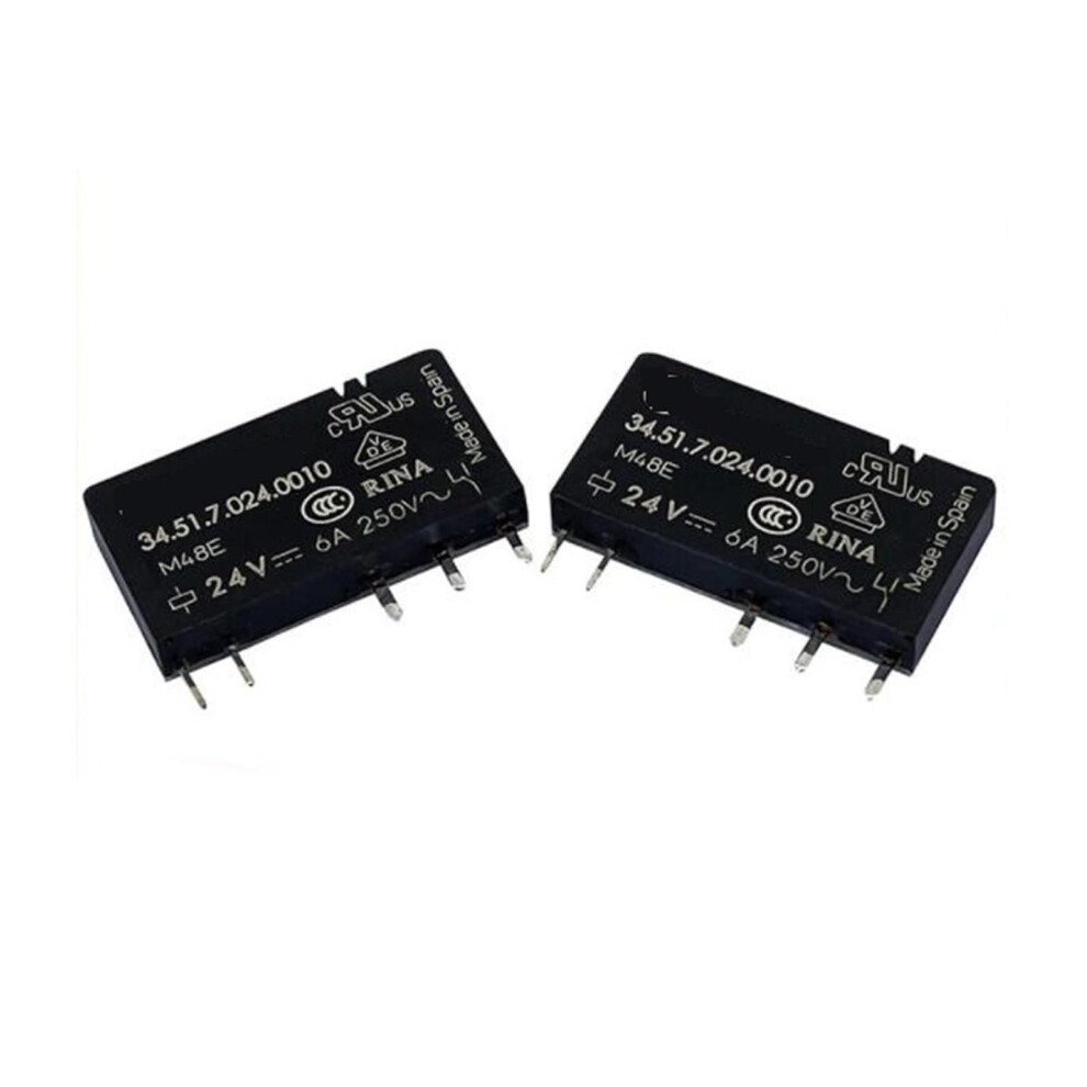 34.51.7.024.0010 345170240010 6A 250V 24Vdc Dc24v 24V Relay 5Pin(5Pcs) Ref: 7999 9001264234669