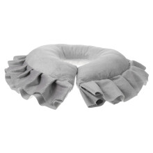 Facial massage cushion for spa and shaped headrest, relaxing massage face pillow, skinfriendly material for comfort.