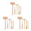 6 Sets Kids Archaeological Dig Kit With Hammer Brush 9