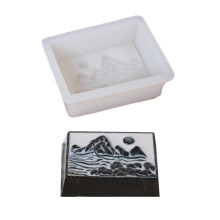 Landschapsschilderkunst Siliconen Mallen Fondant Chocolade