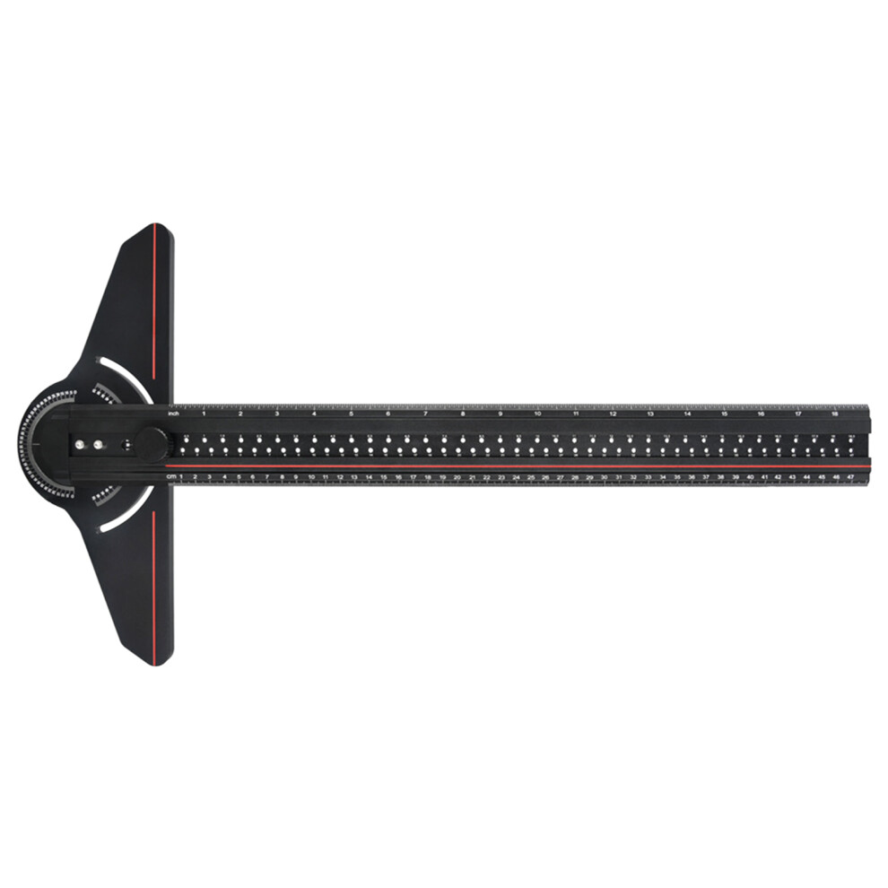 Woodworking Scriber Marking Line Ruler Angles Finder-Black 7754000958757