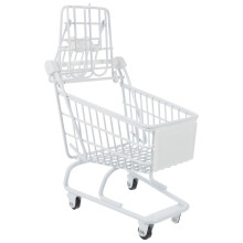 4Pcs Chic Mini Trolley Model Supermarket Shopping Cart