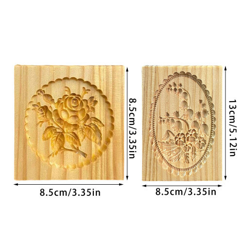 Versatile Wooden Dessert Molds Dishwasher Safe Crafting Tool-13 2