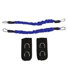 Fascia elastica per riabilitazione fisica con impugnature antiscivolo, in lattice naturale, ideale per Pilates e allenamenti di potenziamento