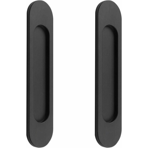 Matte Black Aluminum Alloy Flush Pull, Reliability And Durability Ensured For Various Doors