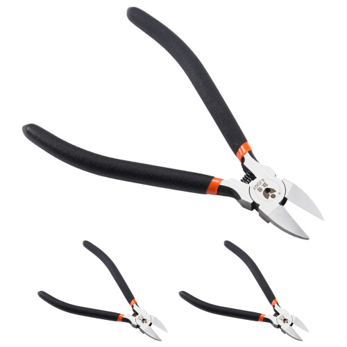 Diagonal Flush Cutter Side Cutting Pliers Electronics-6 inches 1