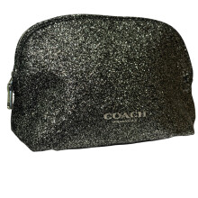 Coach Makeup Pouch Shiny Grey