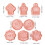 16pcs Functional Eid Cookie Cutter Set Food Grade Plastic Eid 2