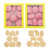 16pcs Functional Eid Cookie Cutter Set Food Grade Plastic Eid 6